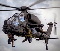 Italian Agusta A129 Mangusta Attack Helicopter